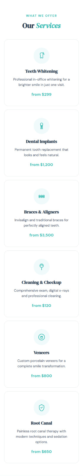 Dental Clinic Website – Professional HTML Landing Page – Medical – Responsive