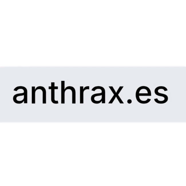 anthrax.es Domain Website URL VIP Premium Web Internet Famous Rare Rock Band