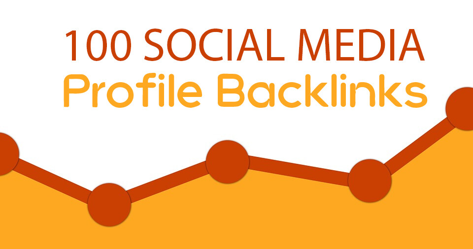 HQ social media profile SEO backlinks, link building – 100 social media backlinks