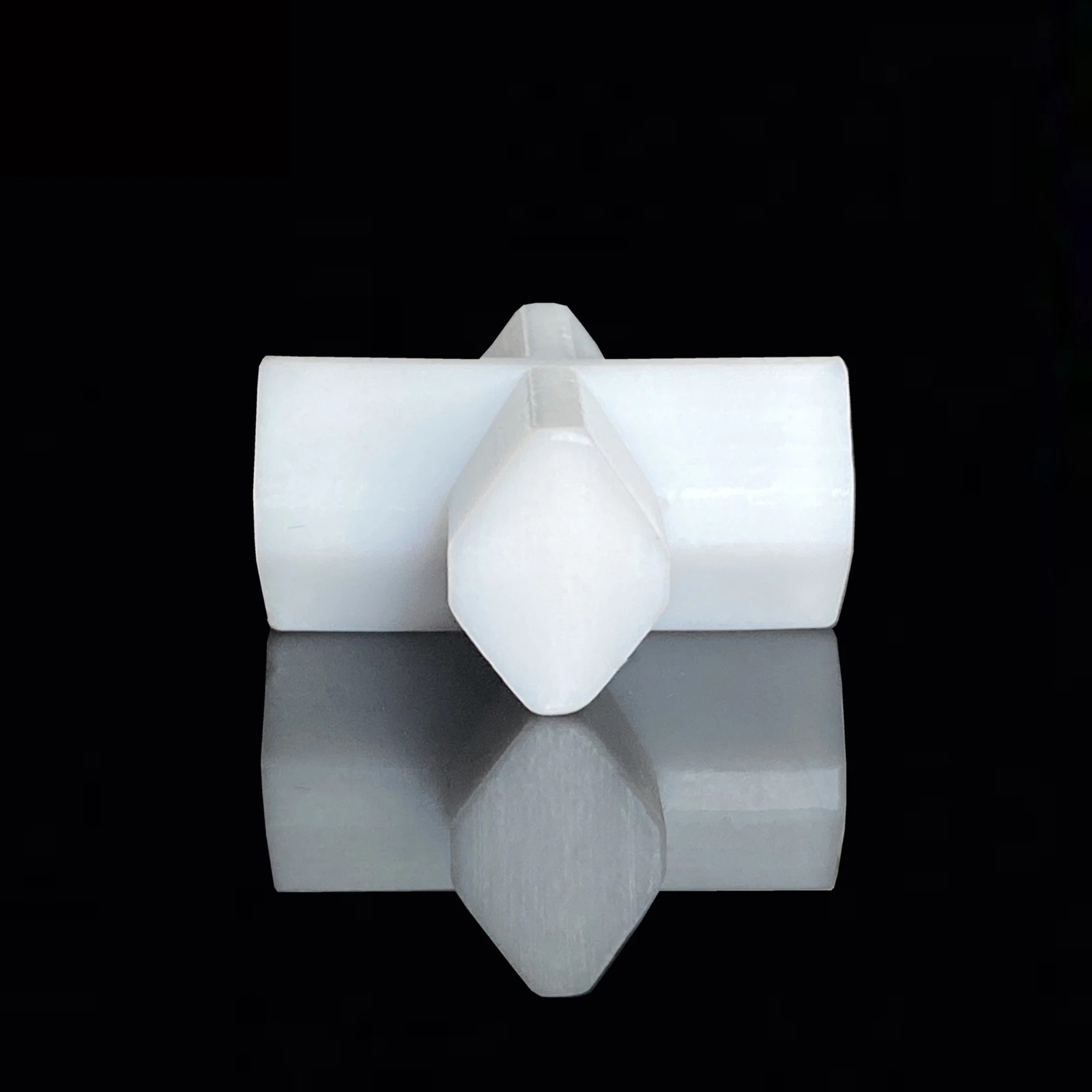 1Pcs Magnetic Stirrer Stir Bar Magneton Stirring Rod PTFE Recovery Rod White