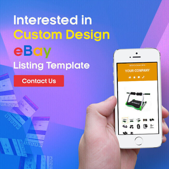 Professional eBay Mobile Responsive eBay Listing Auction Template Templates