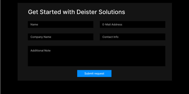 Deister Software Business Solutions – Smart Enterprise Platform UI/UX Design
