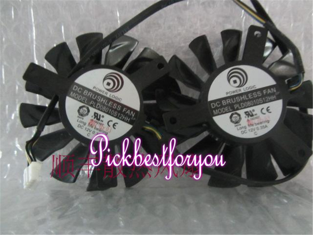 75mm MSI GTX 660 670 680 R7850 R7870 R7950 TwinFrozrIII Video Card Fan #M770 QL