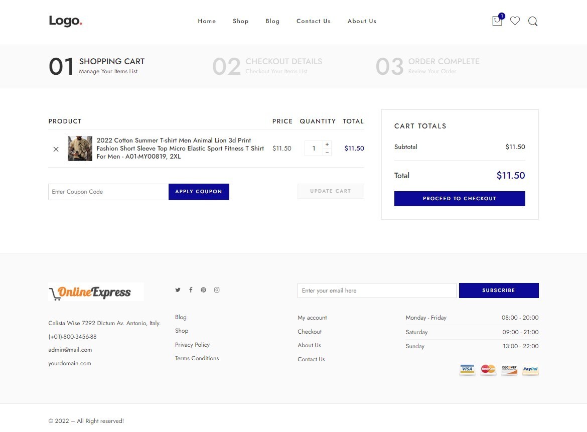 T-Shirts Store, Drop Shipping Ecommerce Website + Free Hosting