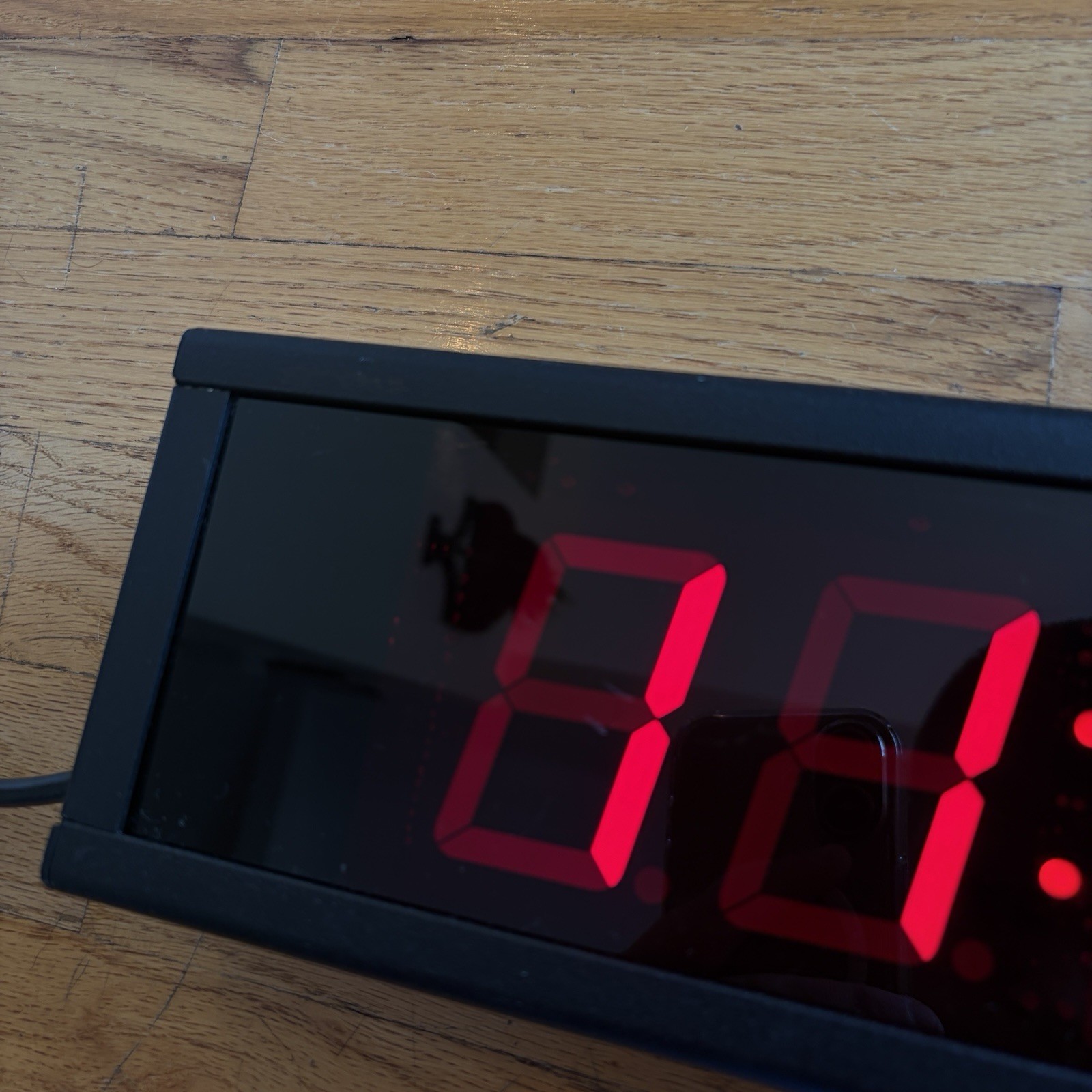 Electronic Displays Inc Industrial LED Clock Gym Timer 16” Long