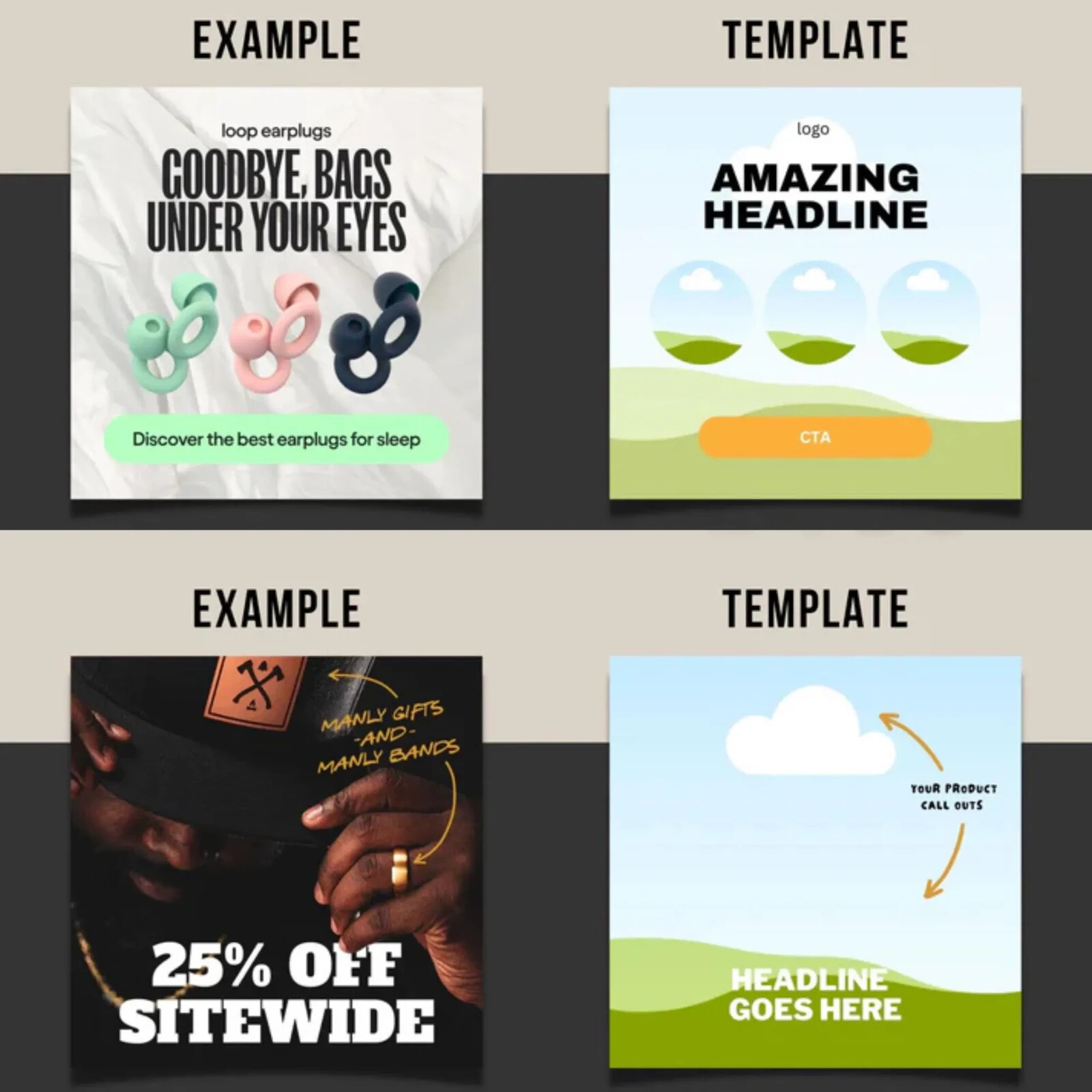 600+ High-Converting Static Ads Canva Templates | Bonus 1000+ Social Media