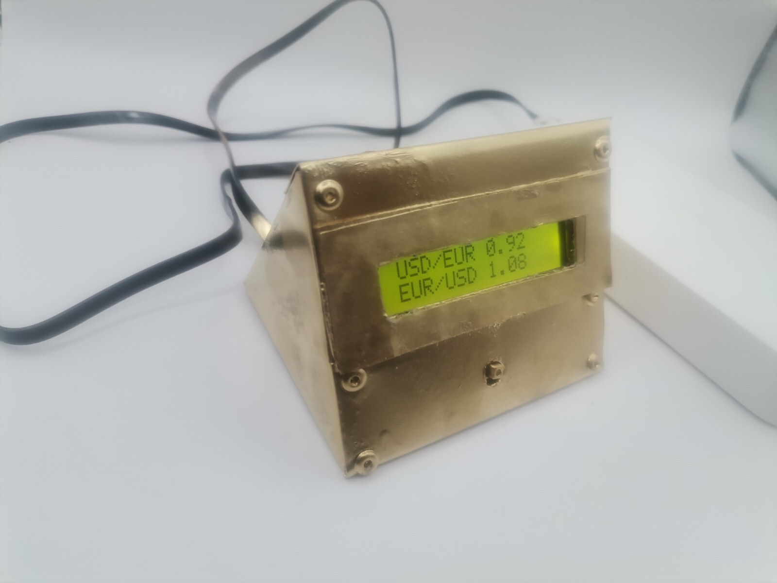 2×16 Info Wi-Fi Display: Live Web Visits, FB Likes, YT Views, …
