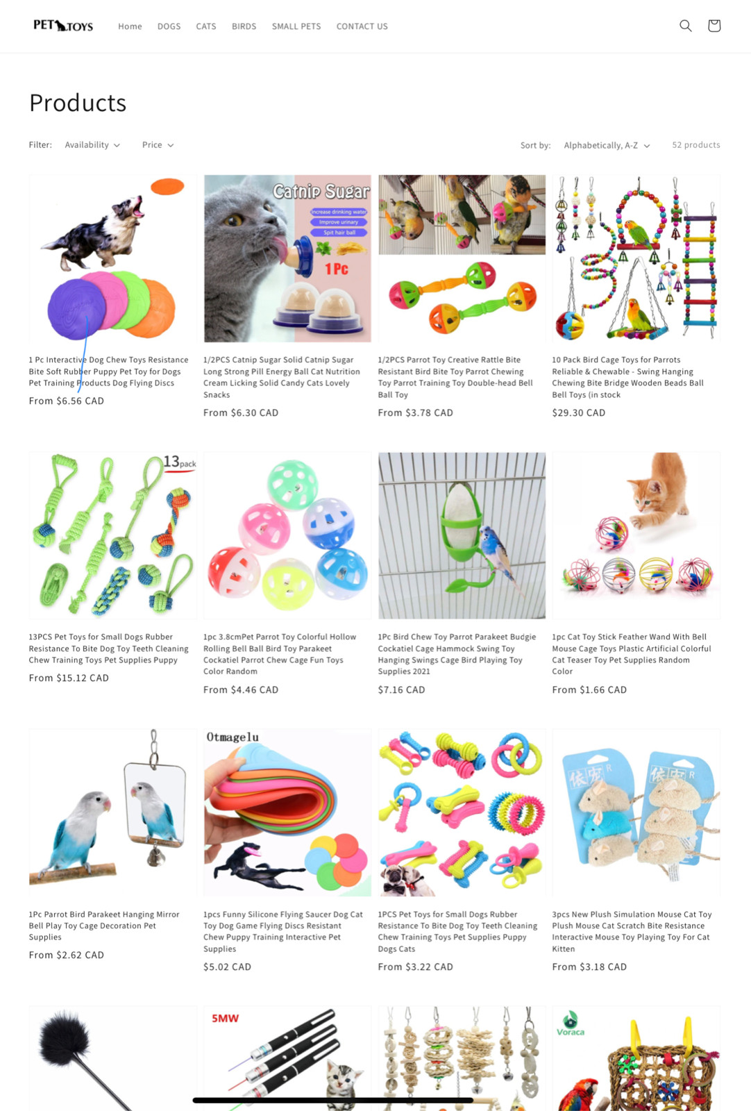 PET SHOP – Dropshipping Website Business – Fully Ready-To-Go – Shopify Store