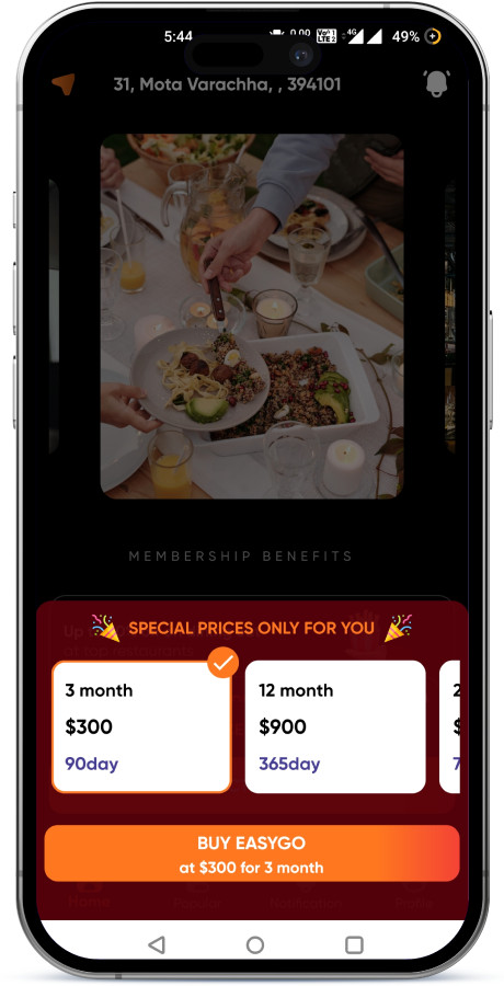 TableGo Restaurant Table Booking & Deals Flutter App | Andoid, iOS | Admin Panel