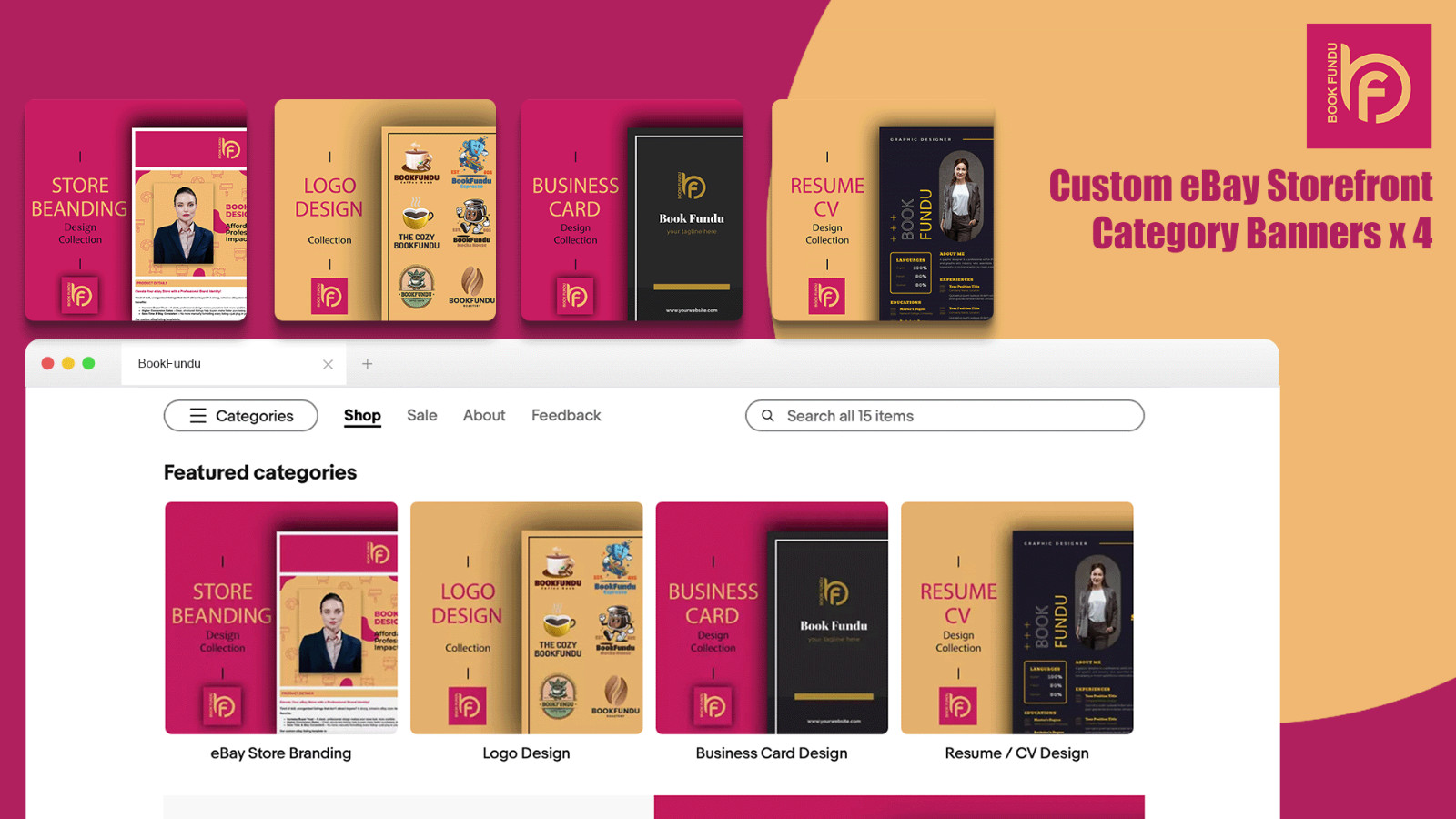 High-Converting eBay Listing Template & Branding Solution | Modern & Responsive