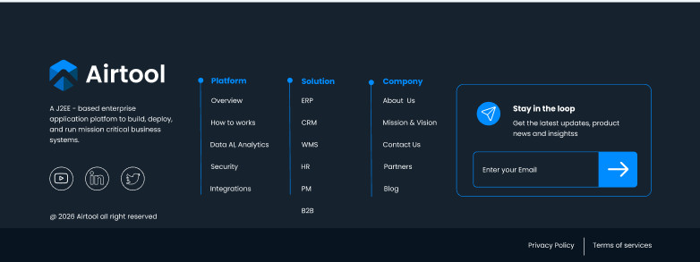 ERP CRM SaaS Website Template | Figma UI Kit | Enterprise Business Landing Page