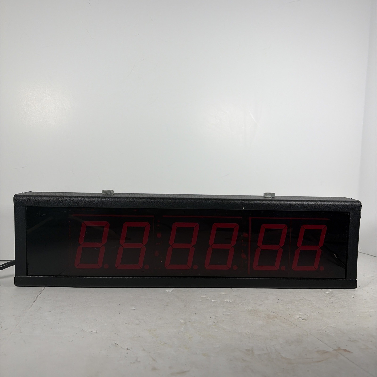 Electronic Displays Inc Industrial LED Clock Gym Timer 16” Long