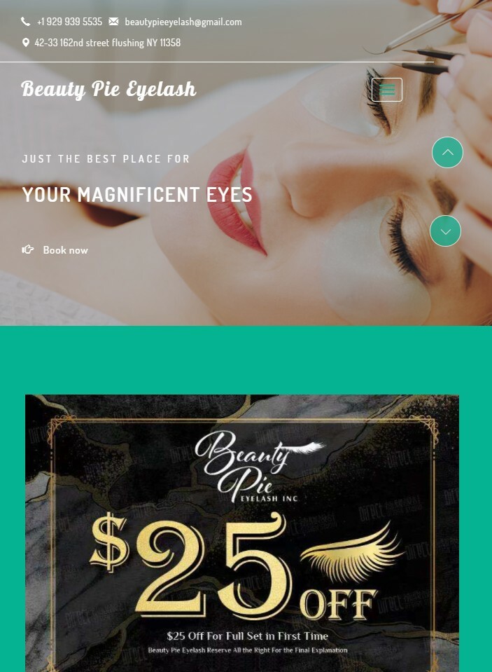 Professional website design and build for beauty salons, massage shops, SPA ,etc