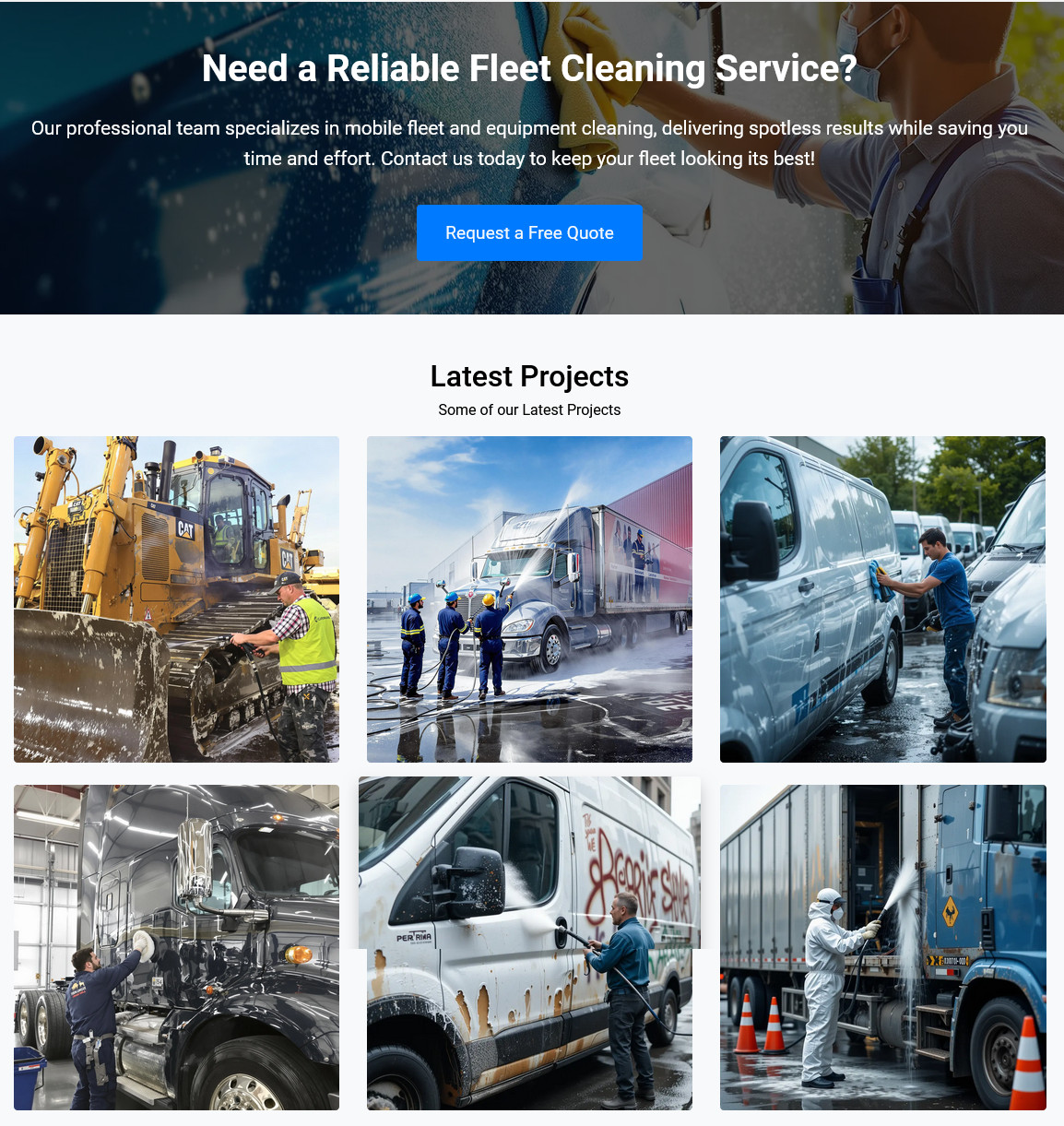 Fleet Cleaning Business Website for sale | Ready-to-Use Professional Platform