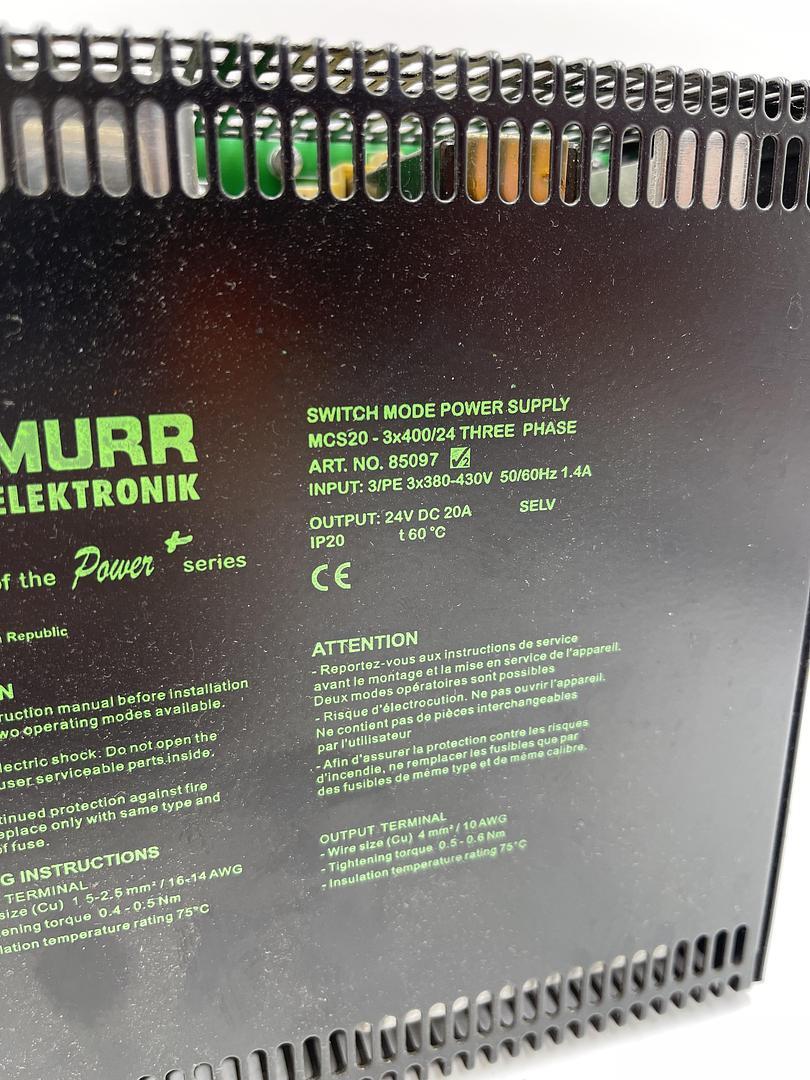 Murr Electronik MCS20 3×400/24 3PH