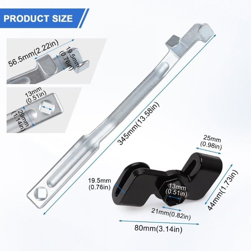 Aluminum Wrench Extension Ergonomic Wrench Extender for repair man &