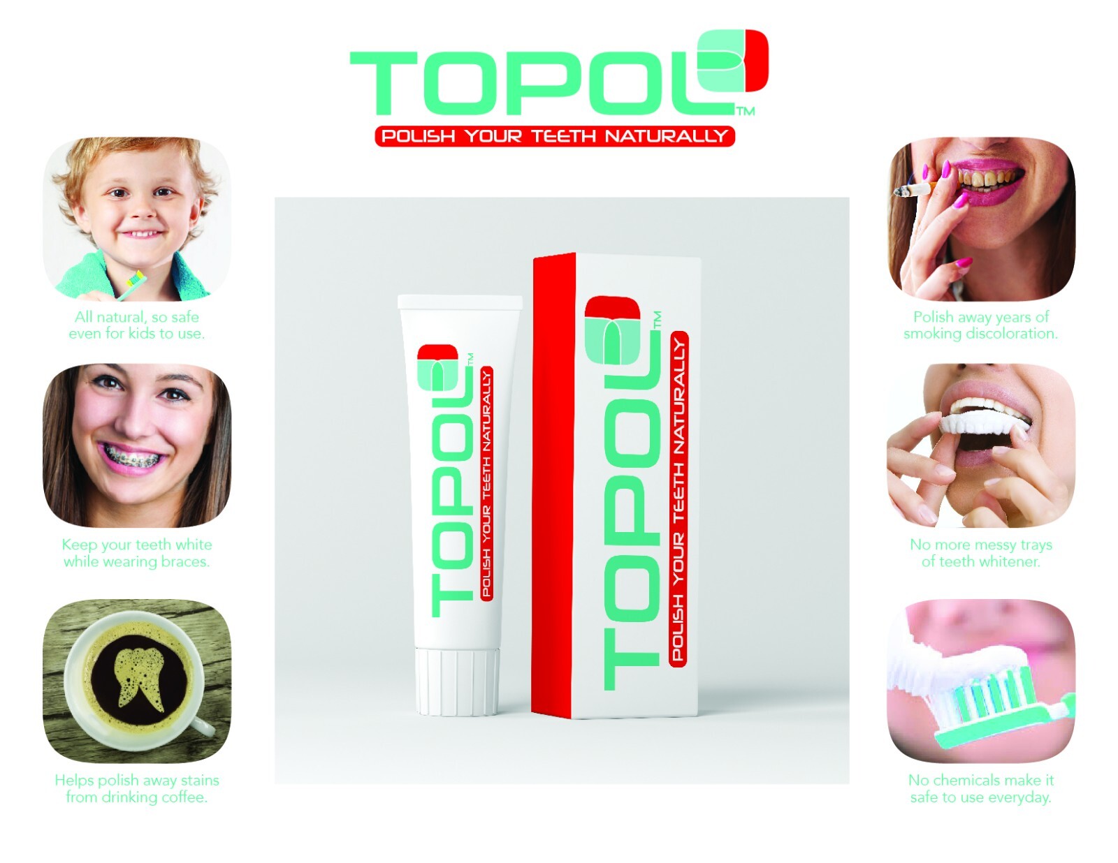 TOPOL- ICONIC TOOTH POLISH- PERSONAL CARE – TRADEMARK FOR LICENSE/SALE