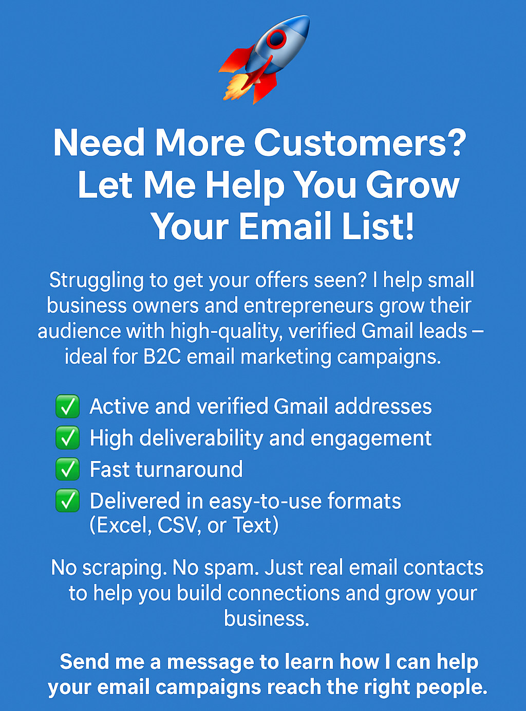 email database, email Marketing, Email List Building Service, Email Campaign