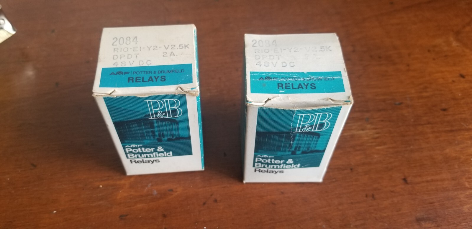 Vintage Potter & Brumfield Coil Relay 2084 RIO-E1-Y2-V2.5K 48V DC 2A
