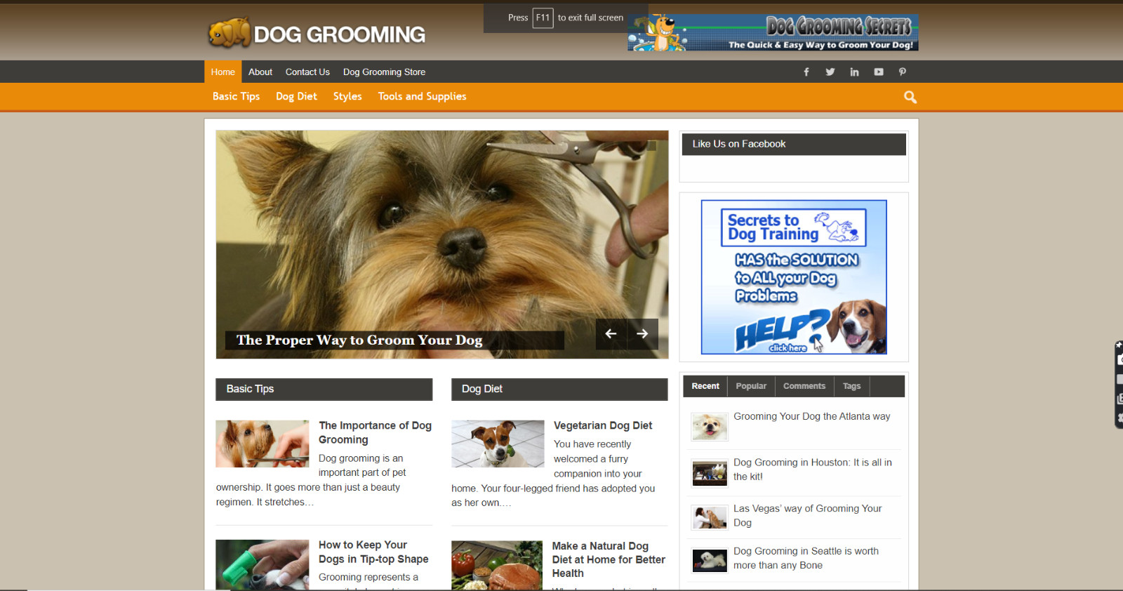 Now You Can Have The NICHE ONLINE DOG GROOMING BUSINESS Of Your Dreams
