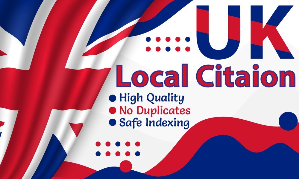 350 GEO Targetted UK Local Citations and Business Listings (for Local SEO)