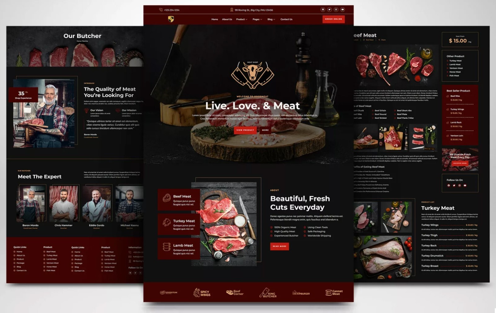 CUSTOM PROFESSIONAL WEBSITE FOR RESTAURANTS CAFé FOOD & DRINK BUSINESS WORDPRESS