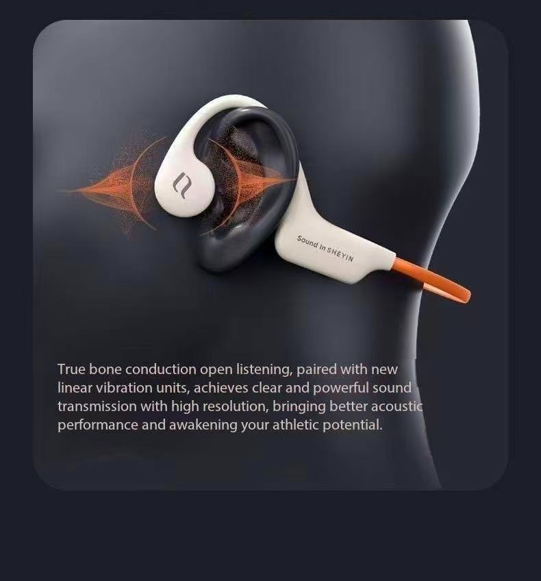 SHEYIN X6Pro Bone Conduction Bluetooth Headphones with Ultra Long Battery Life