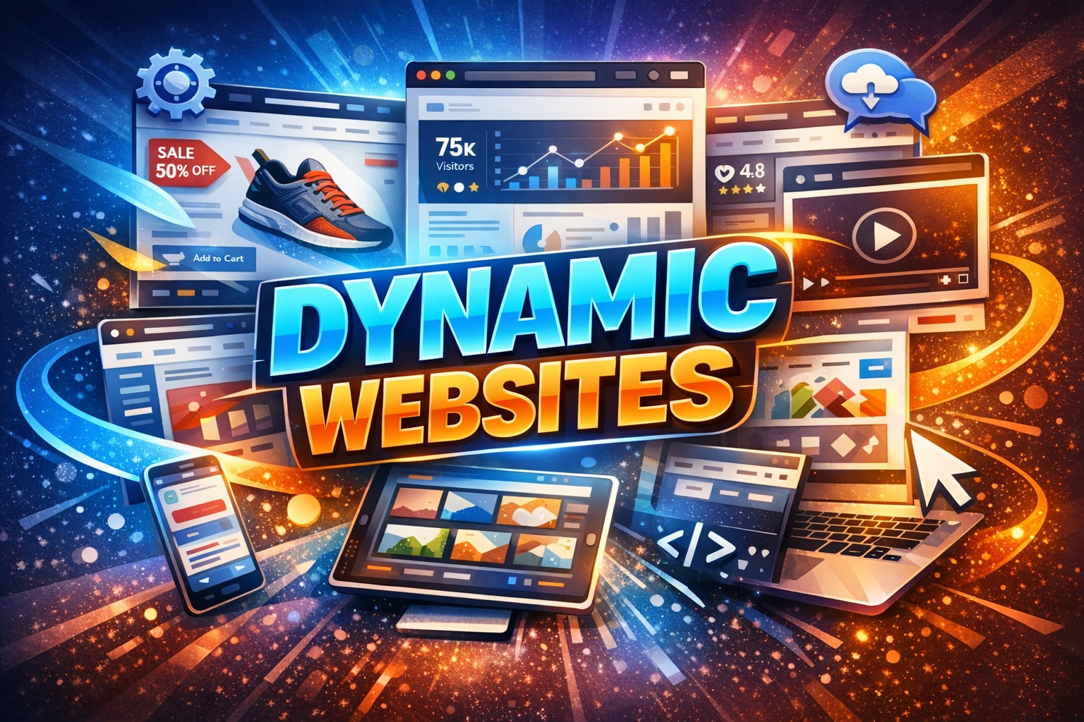 Website for sale (you tell us what to design and we give you your website !)