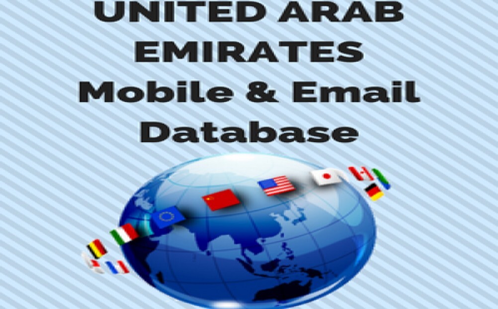 3 millions UAE, DUBAI UAE Mobile Number & Email List Database
