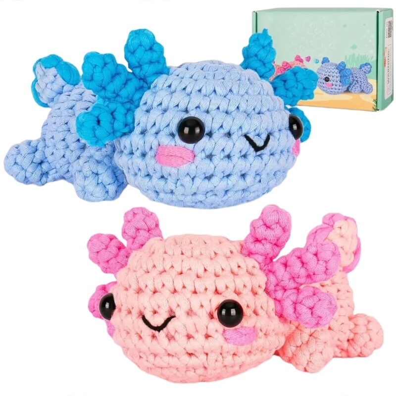 Crochet Dragon Kits for Kid Adult, Including Crochet Hook, Instruction