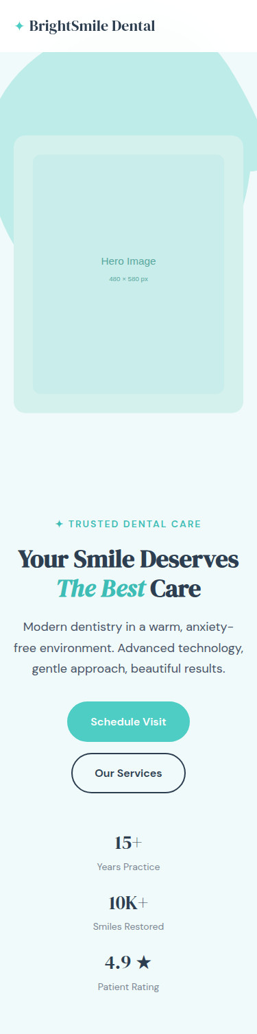 Dental Clinic Website – Professional HTML Landing Page – Medical – Responsive