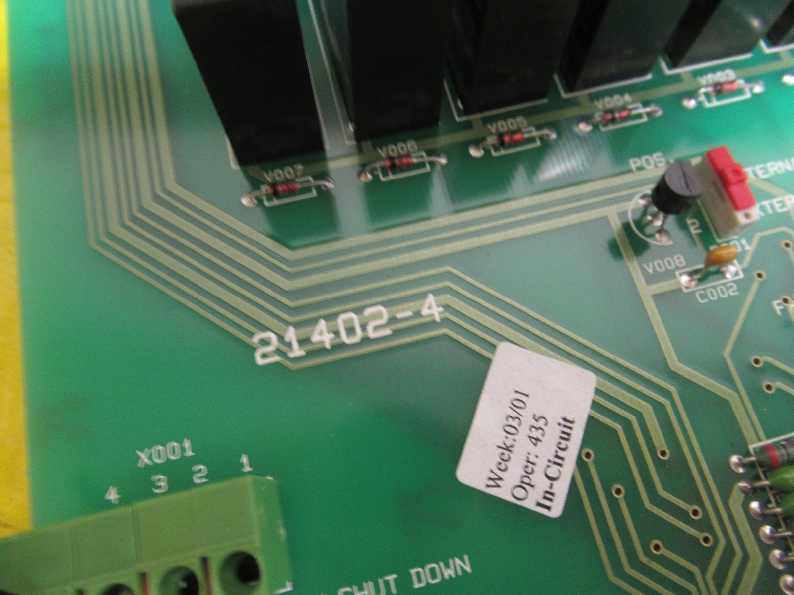 CCTC TEMPERATURE FAN CONTROL CIRCUIT BOARD CARD 21402-4 214024 3700