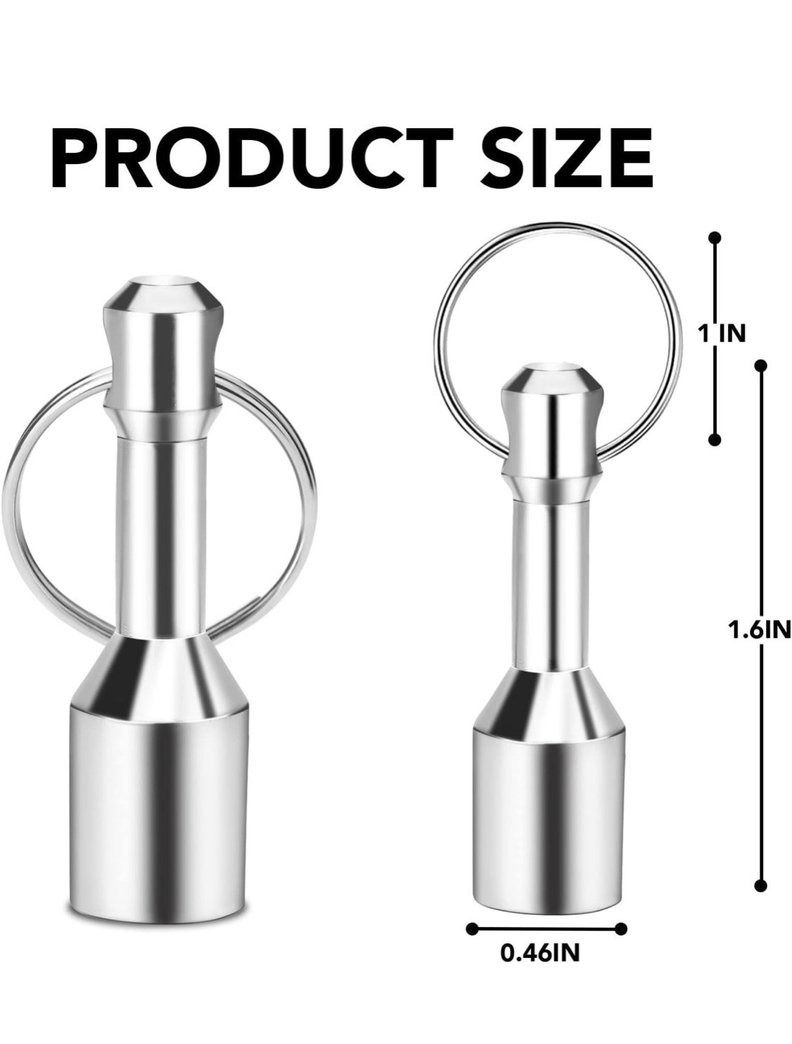 N52 Neodymium Magnetic Keychain Quick Release Strong Pocket Magnet Heavy Duty
