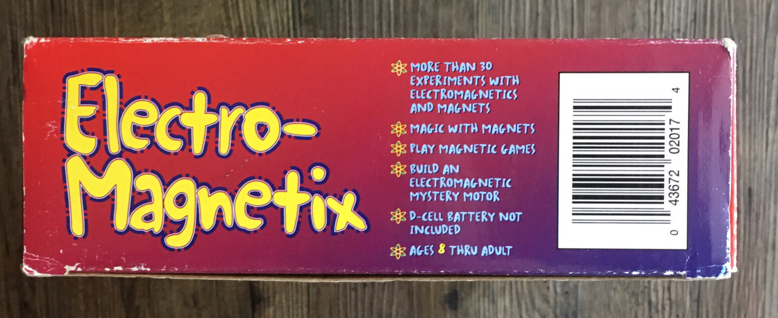 New Electro-Magnetix Science Kit 30 Experiments with Magnets Home School Fun NIB