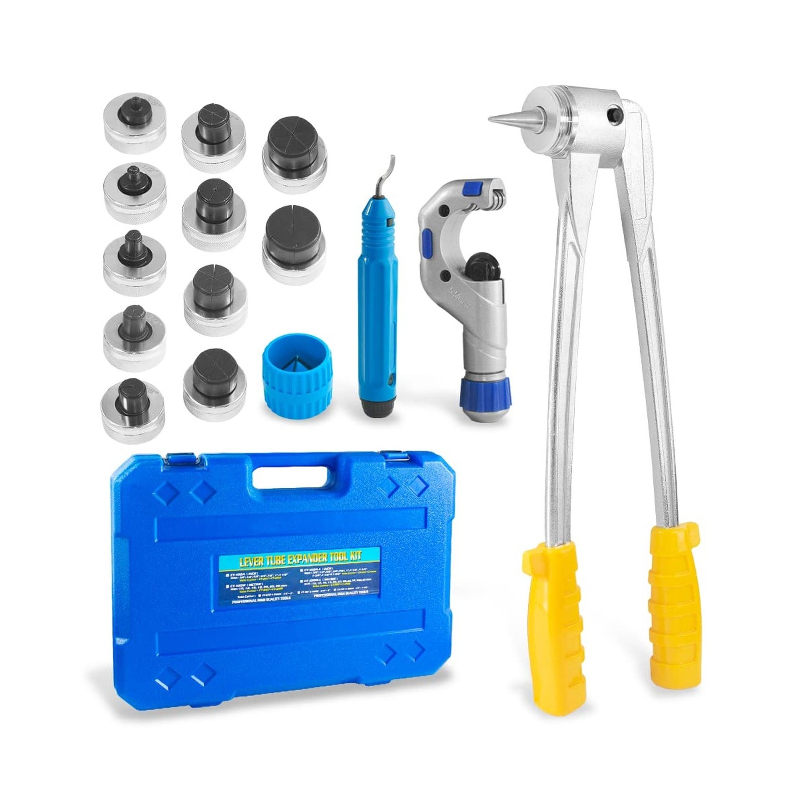 WiseWater HVAC Tubing Expander Kit, Tube Swaging Set Includes 3/8” to 1-5/8’…