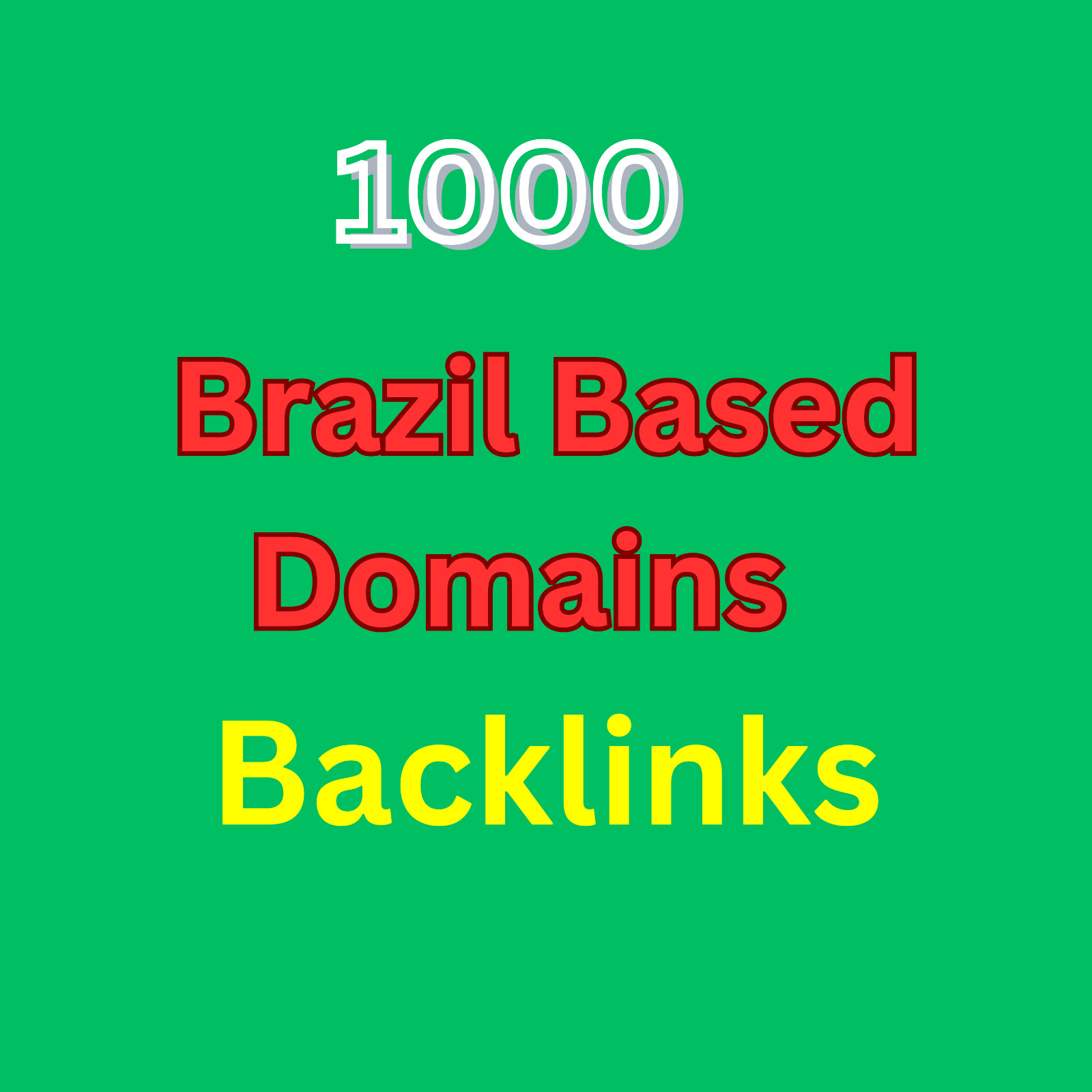 Boost Your Local SEO with 1000 Brazil based .BR Domain Backlinks