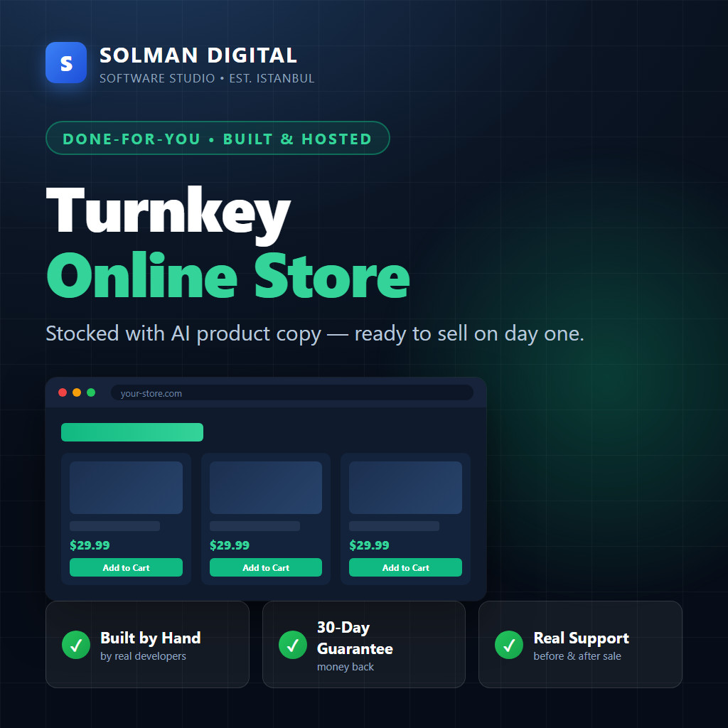 Ecommerce Website Business for Sale – Turnkey Online Store, Auto Content Hosted