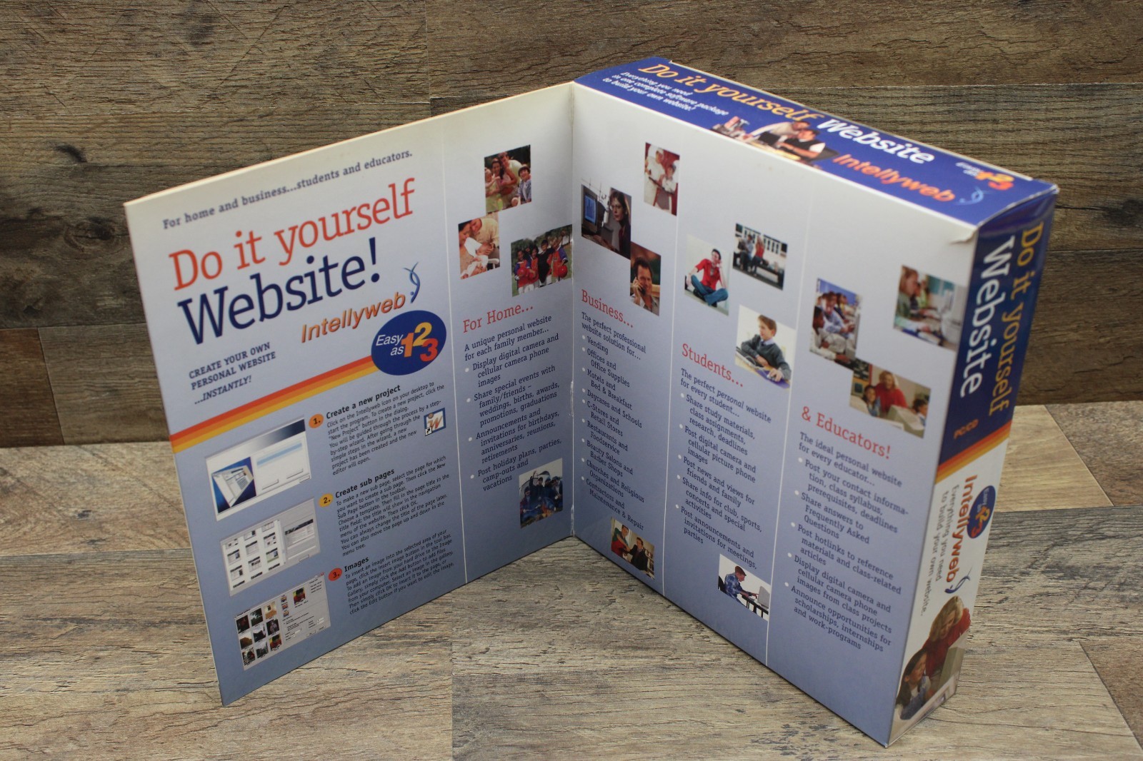 Do it yourself Website! software intellyweb Vintage Software