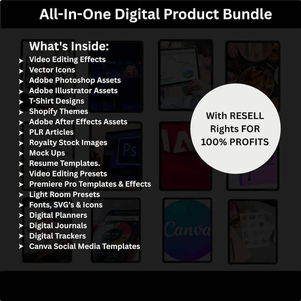 100 Million Digital Product Ideas + MRR/PLR Rights – Your Path to Success!