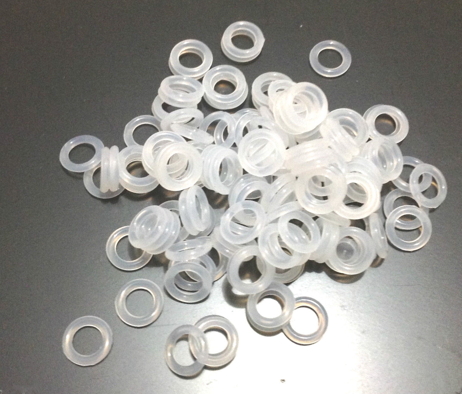 240pcs Keycap Rubber O-Ring Switch Dampeners White CHERRY MX #M1443 QL kc1
