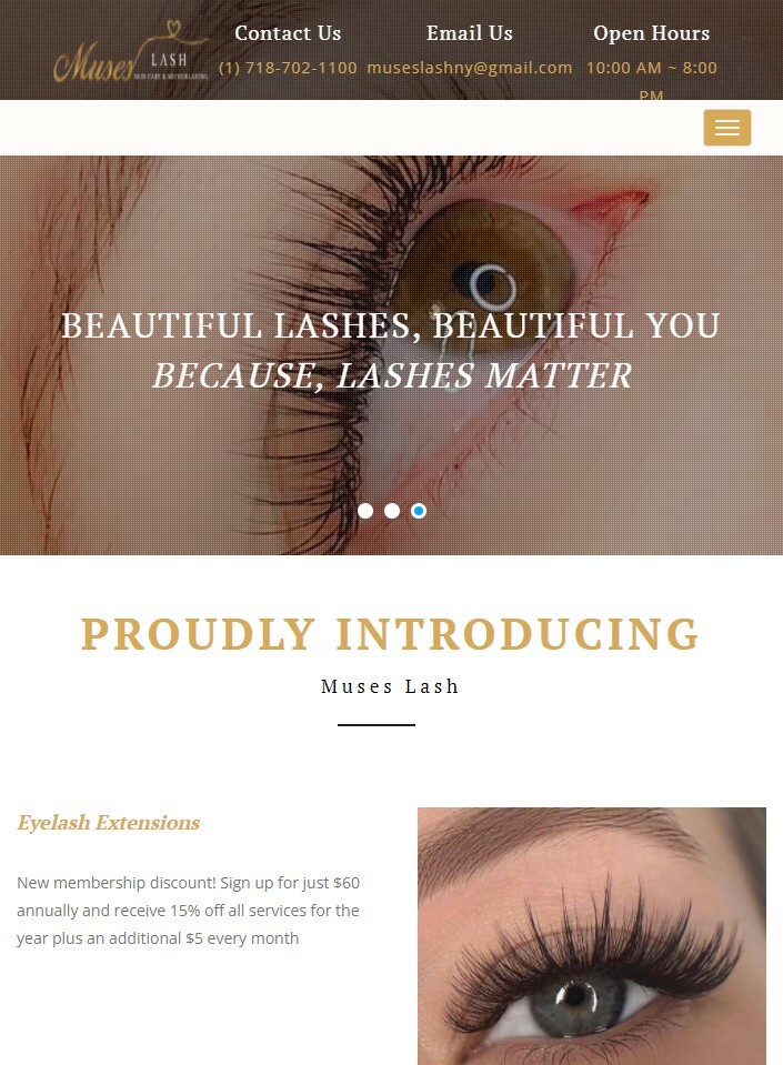 Professional website design and build for beauty salons, massage shops, SPA ,etc