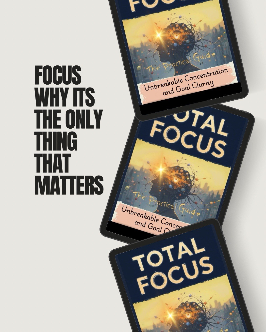Total focus Unbreakable, Concentration And Goal Clarity With PLR Rights Inc