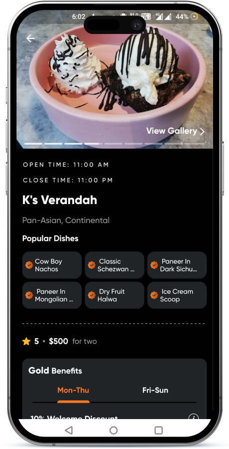 TableGo Restaurant Table Booking & Deals Flutter App | Andoid, iOS | Admin Panel