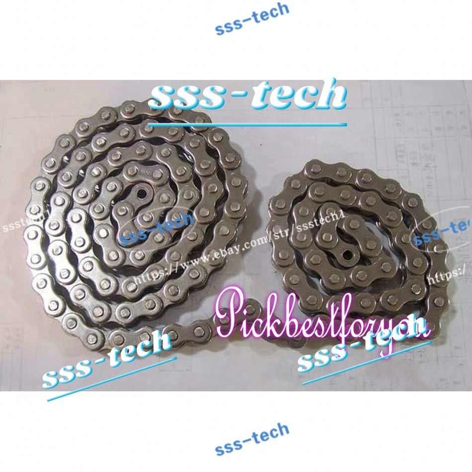 #80 304 Stainless Roller Chain Pitch 25.4mm 16A-1 Industrial Chain 1.5M#Mi37#sss