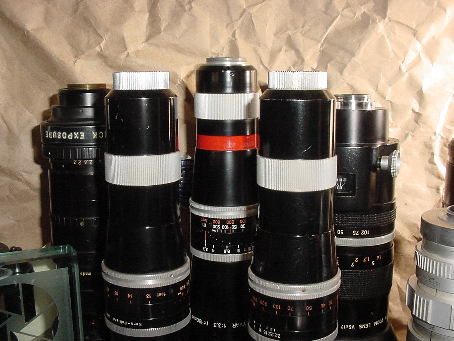 Lens lot CINE C MOUNT for Bolex Digi Black Magic, ADAPT2 MFT, NEX, N1 MAKE OFFER
