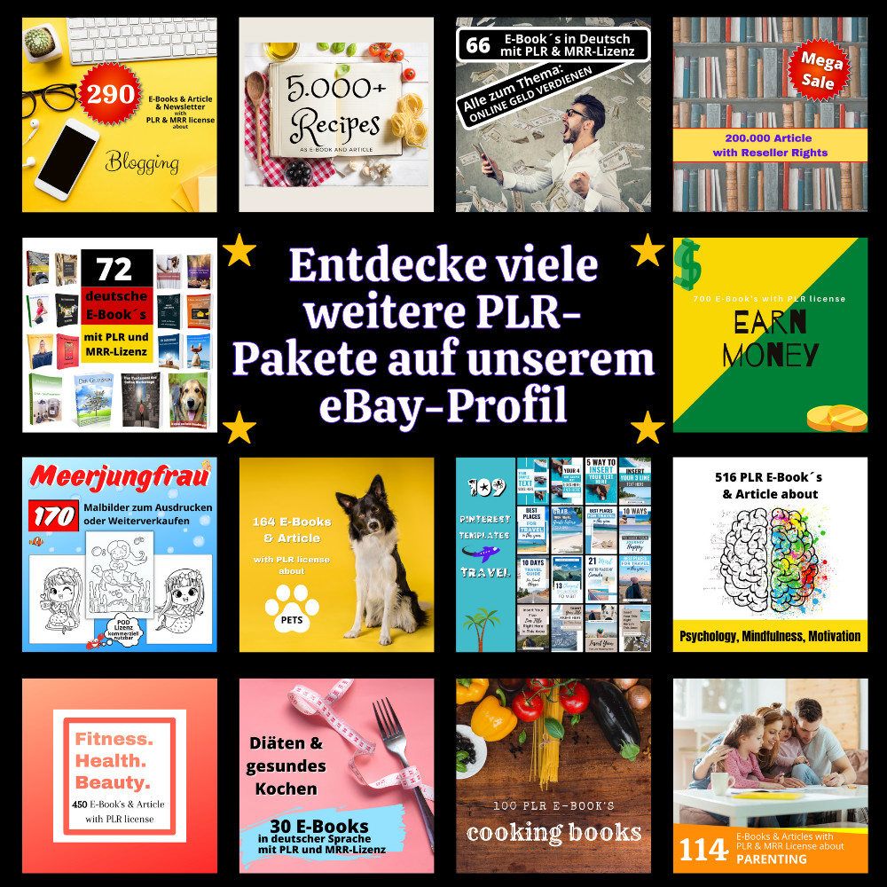 408 E-Book’s About Making Money (English) – PLR License