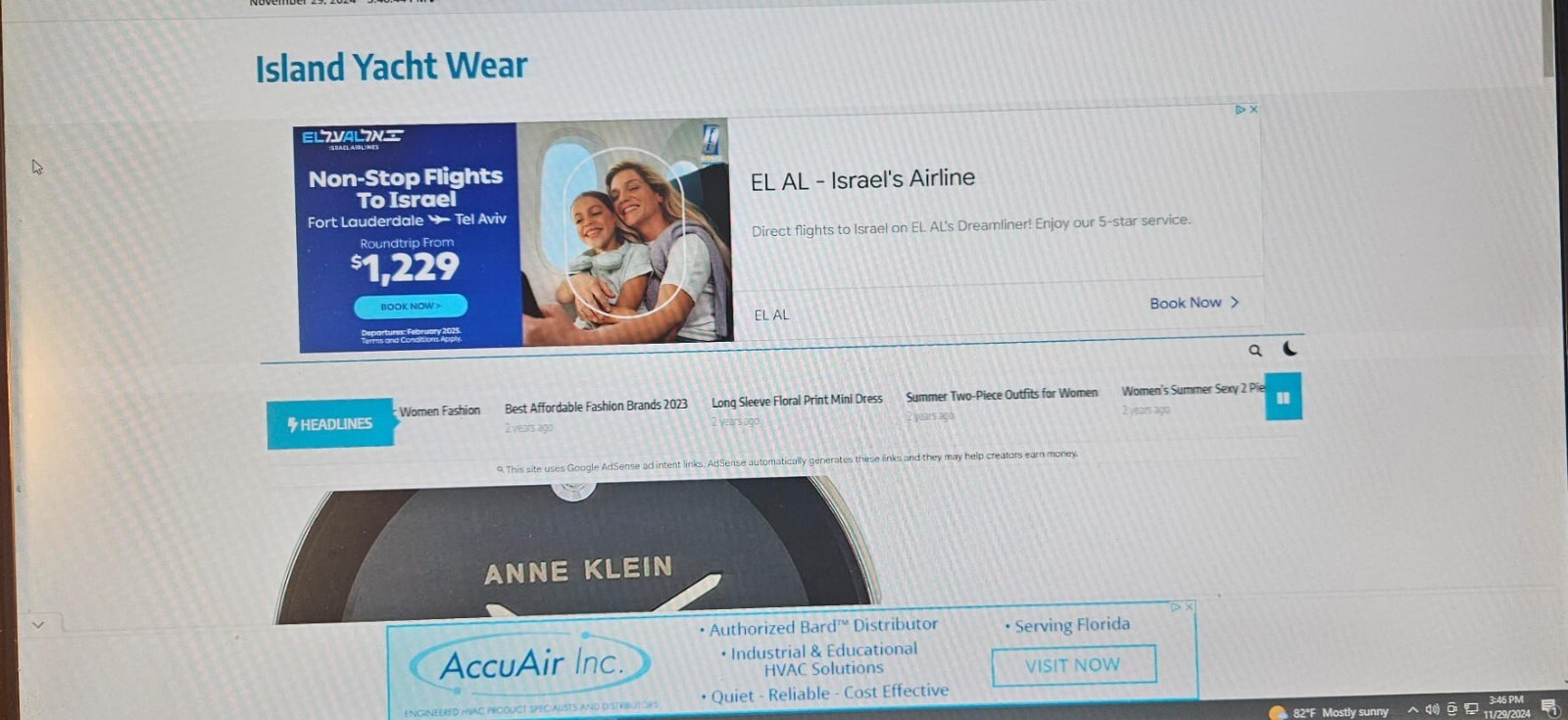 Monetized Website with Domain – Ebay Amazon Ready islandyachtwear.com/