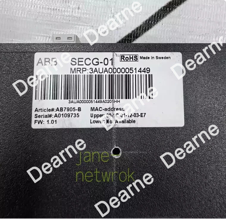 1PC USED ABB SECG-01 3AUA0000051449 (By DHL or Fedex) #H596DD YD