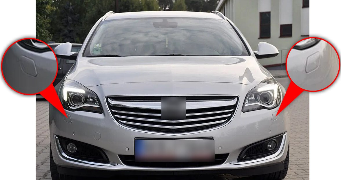 FIT TO OPEL INSIGNIA LIFT WASHER HEADLIGHT NOZZLE COVER BUMPER LAMP JET