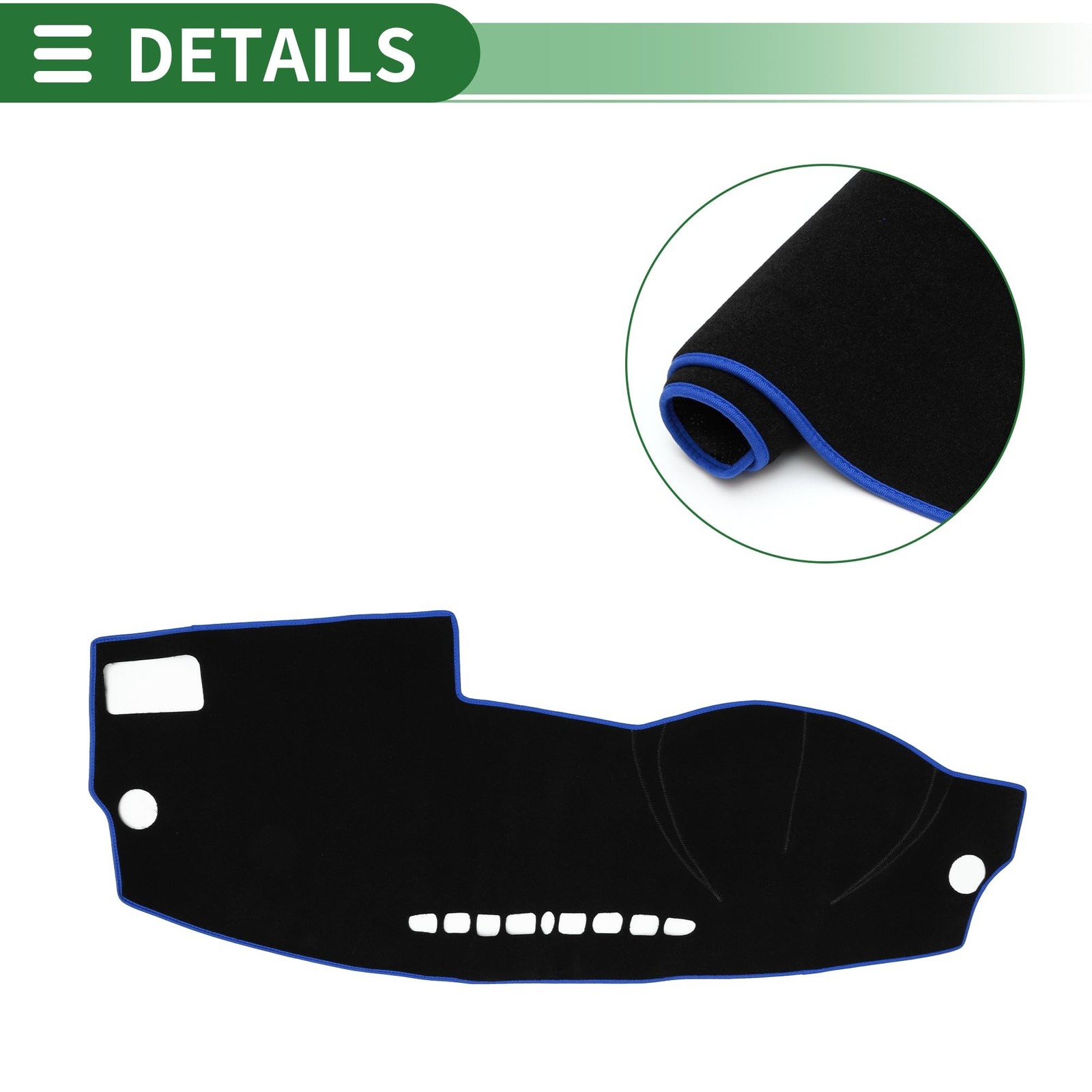 Motoforti Dash Cover, Non-Slip Dashboard Carpet Mat for Volkswagen Golf 4 MK4…